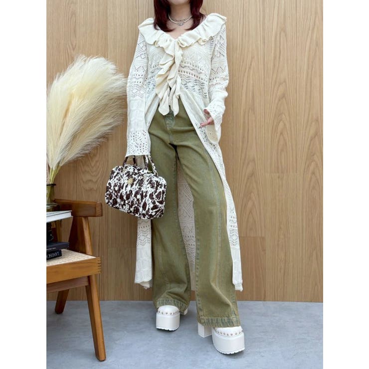 オープンニットロングカーディガン | EVRIS | 詳細画像12 