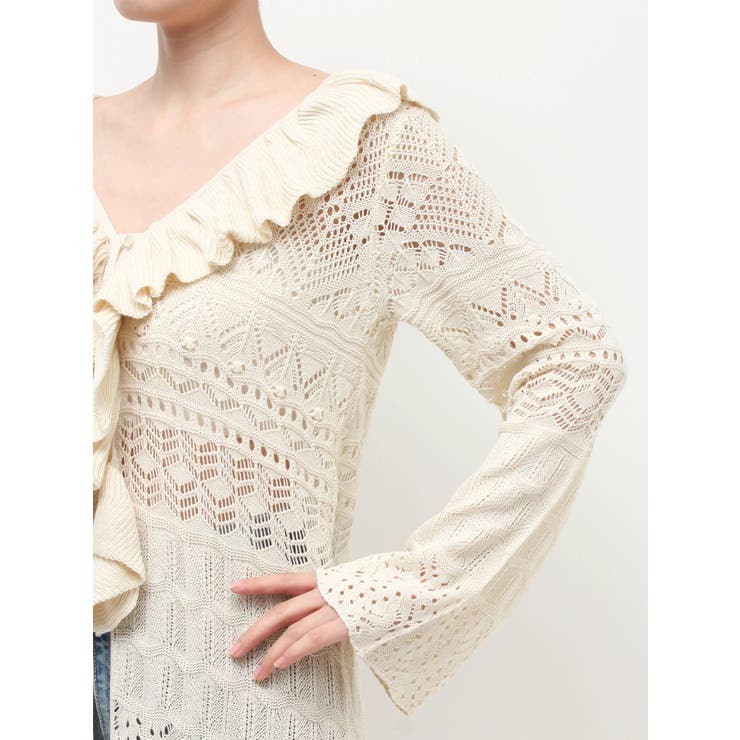 オープンニットロングカーディガン | EVRIS | 詳細画像26 