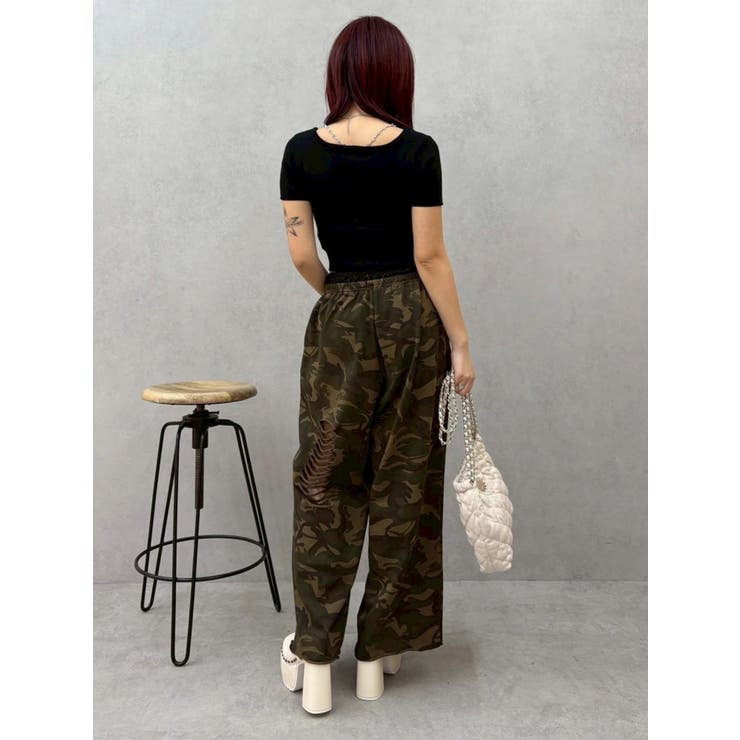 ワンポイントビジューチェーンニットトップス | EVRIS | 詳細画像14 