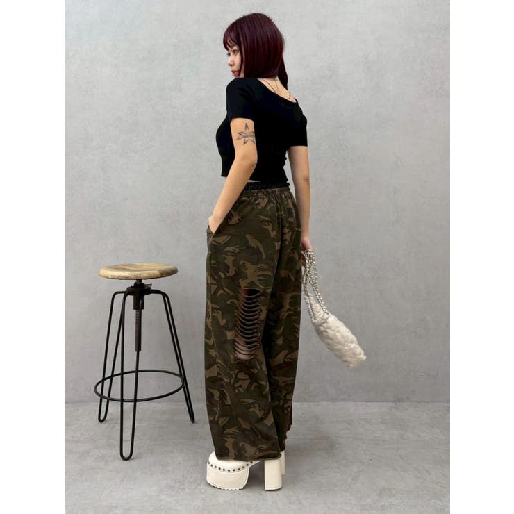 ワンポイントビジューチェーンニットトップス | EVRIS | 詳細画像15 