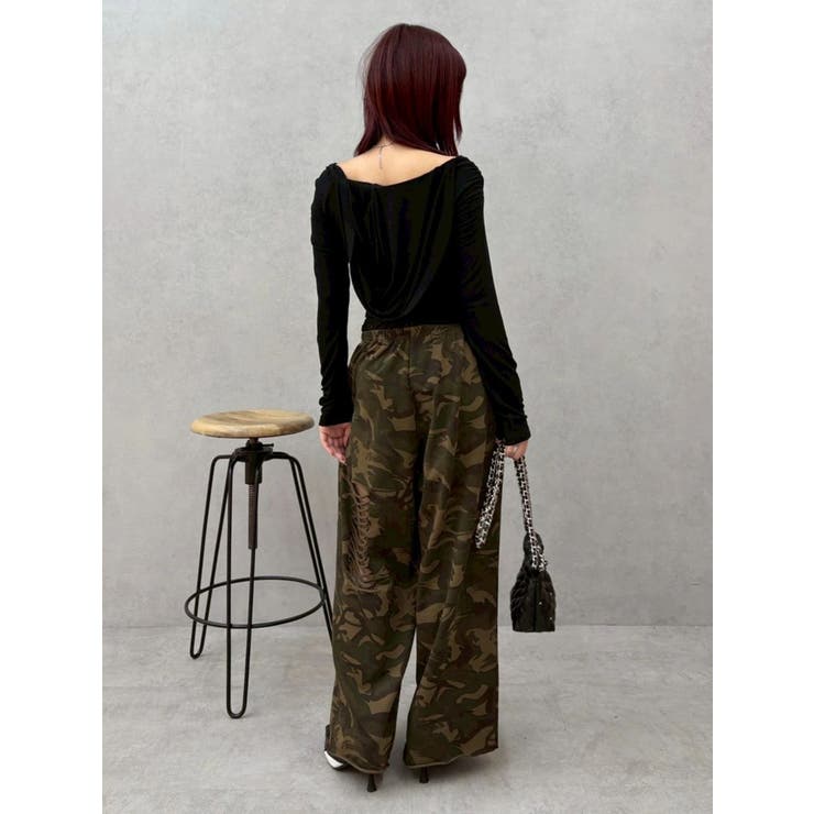 オフショルフーディトップス | EVRIS | 詳細画像14 