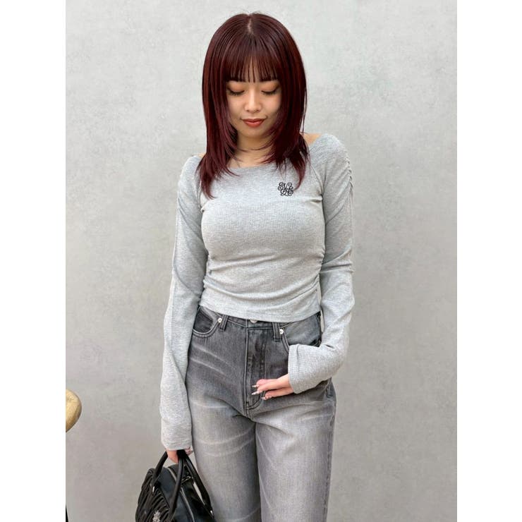 オフショルフーディトップス | EVRIS | 詳細画像25 