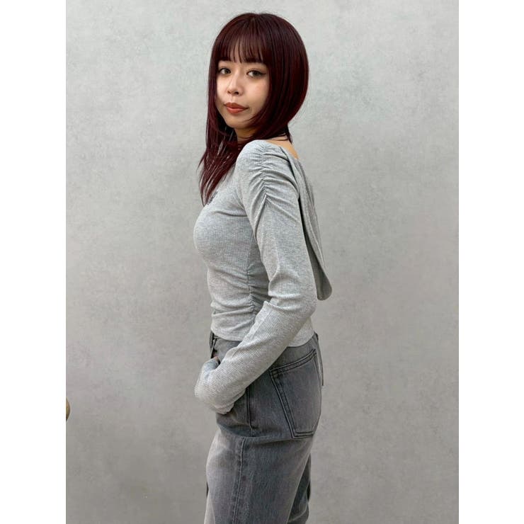 オフショルフーディトップス | EVRIS | 詳細画像26 