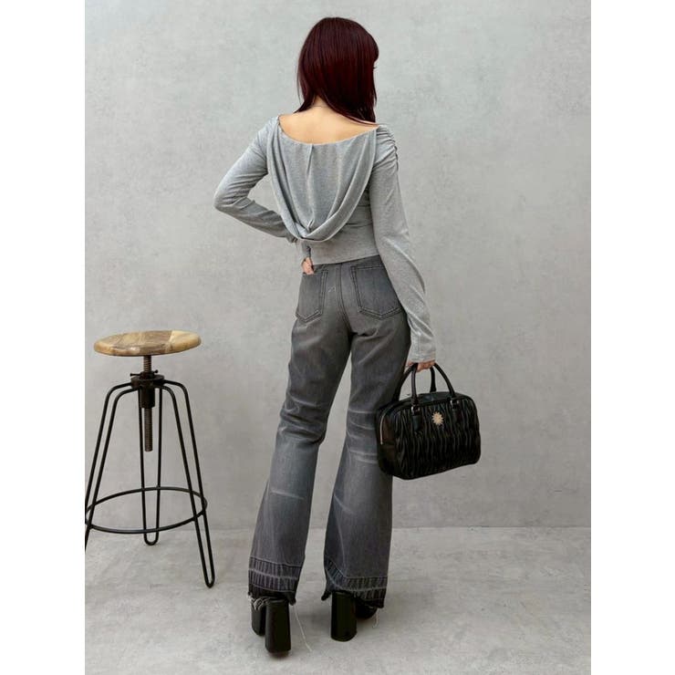 オフショルフーディトップス | EVRIS | 詳細画像28 