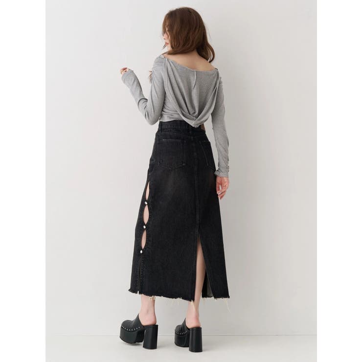 オフショルフーディトップス | EVRIS | 詳細画像8 