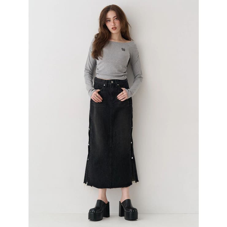 オフショルフーディトップス | EVRIS | 詳細画像9 