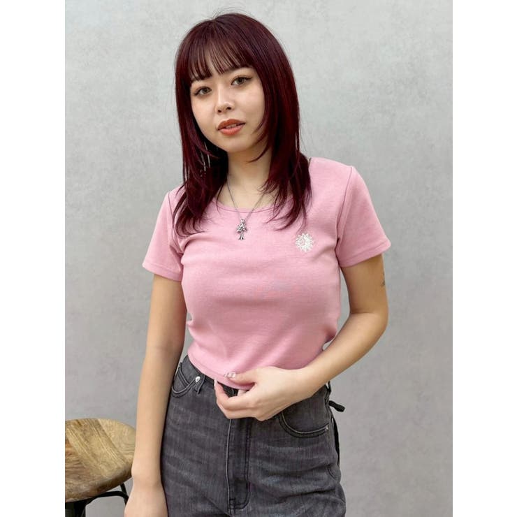 ピンク | SUNNYショートTシャツ | EVRIS
