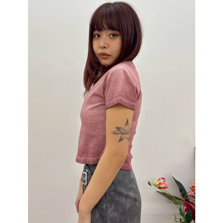 MOON BABE ロゴクロップドTシャツ 夏服 | EVRIS | 詳細画像19 