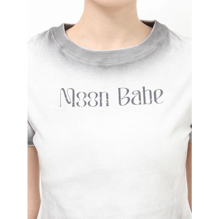 MOON BABE ロゴクロップドTシャツ 夏服 | EVRIS | 詳細画像32 