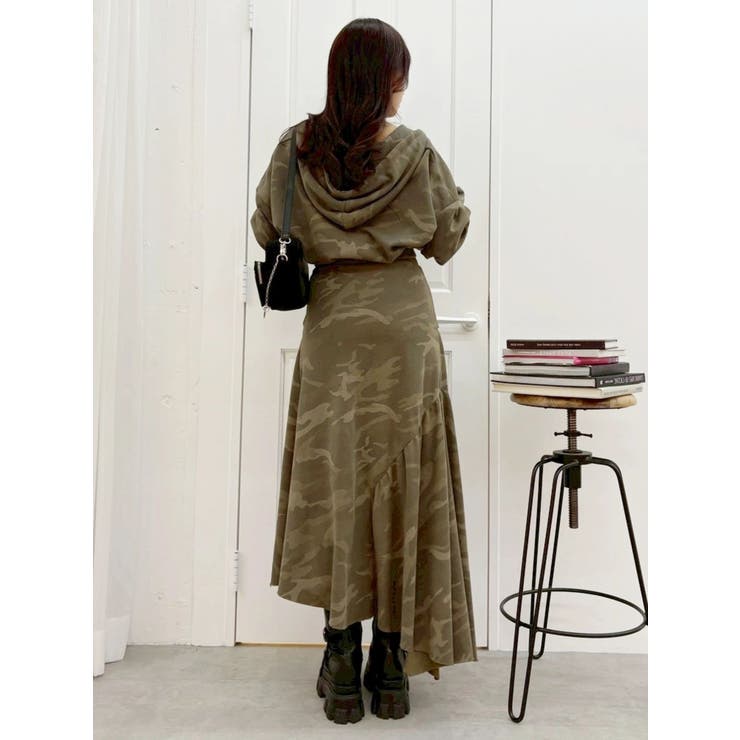 ワンポイントロゴショートパーカー【セットアップ着用可能】 | EVRIS | 詳細画像11 