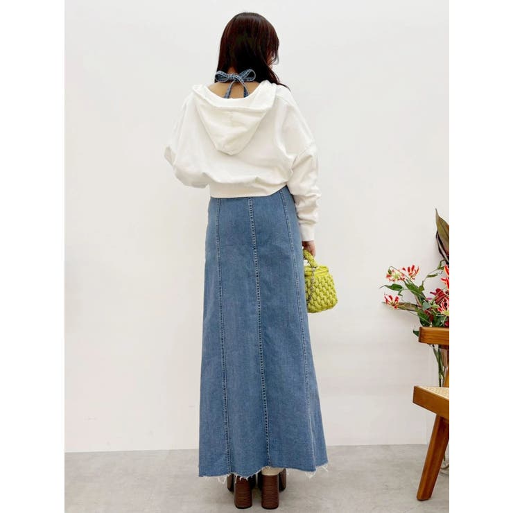 ワンポイントロゴショートパーカー【セットアップ着用可能】 | EVRIS | 詳細画像28 