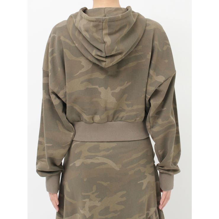 ワンポイントロゴショートパーカー【セットアップ着用可能】 | EVRIS | 詳細画像31 