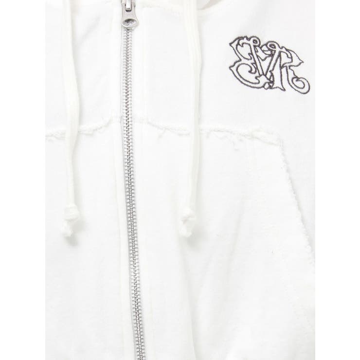 ワンポイントロゴショートパーカー【セットアップ着用可能】 | EVRIS | 詳細画像38 