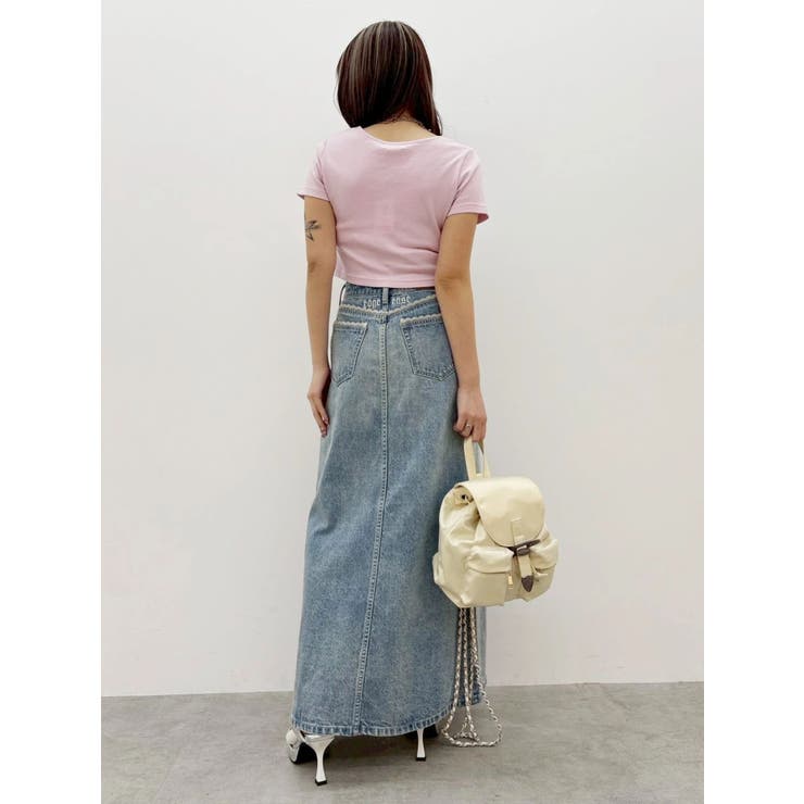 BASICシンプルショートTシャツ | EVRIS | 詳細画像19 