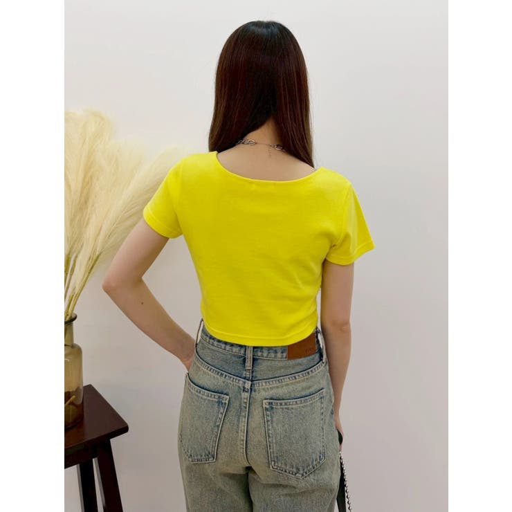 BASICシンプルショートTシャツ | EVRIS | 詳細画像22 