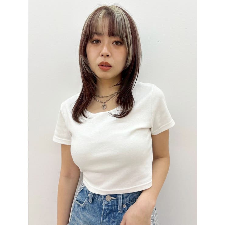 BASICシンプルショートTシャツ | EVRIS | 詳細画像27 