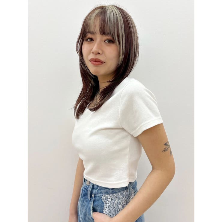 BASICシンプルショートTシャツ | EVRIS | 詳細画像28 