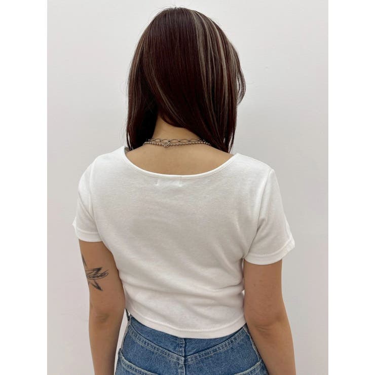 BASICシンプルショートTシャツ | EVRIS | 詳細画像29 