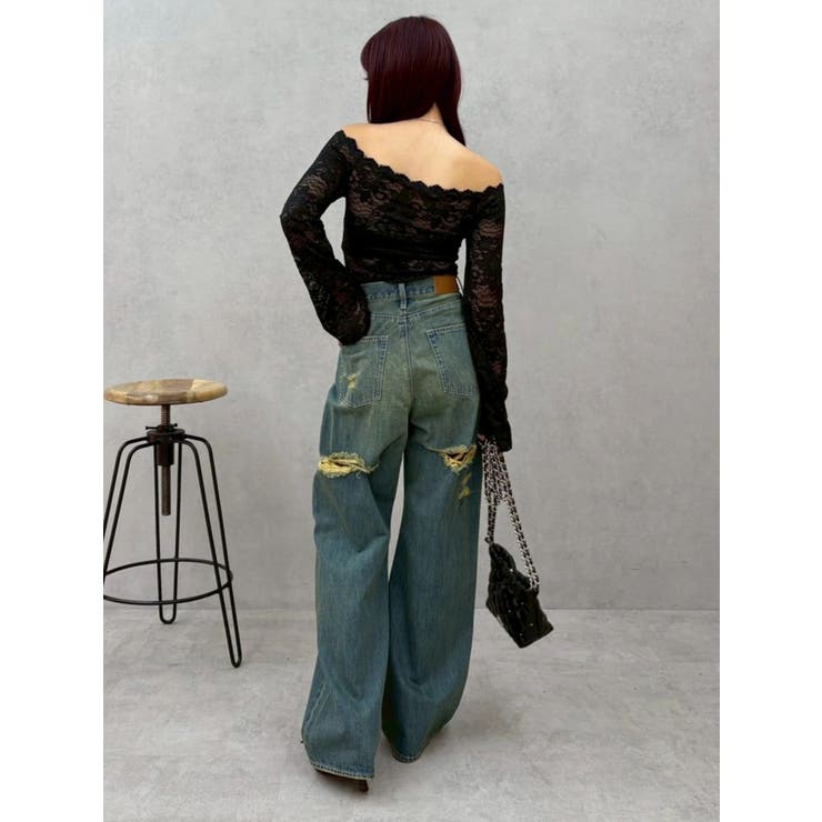 スカラップオフショルレーストップス | EVRIS | 詳細画像14 