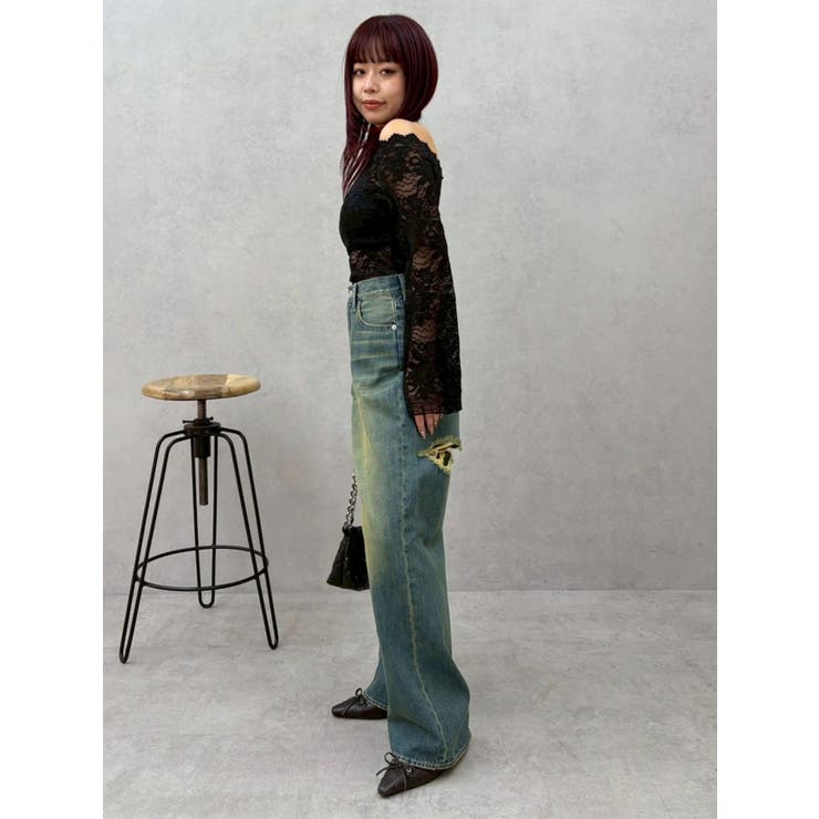 スカラップオフショルレーストップス | EVRIS | 詳細画像15 