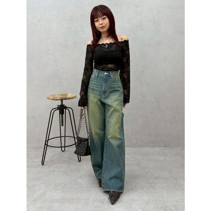 スカラップオフショルレーストップス | EVRIS | 詳細画像16 