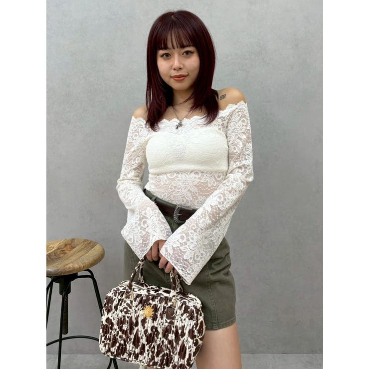 スカラップオフショルレーストップス | EVRIS | 詳細画像18 