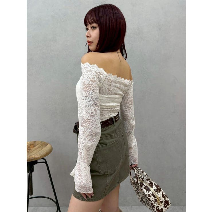 スカラップオフショルレーストップス | EVRIS | 詳細画像20 