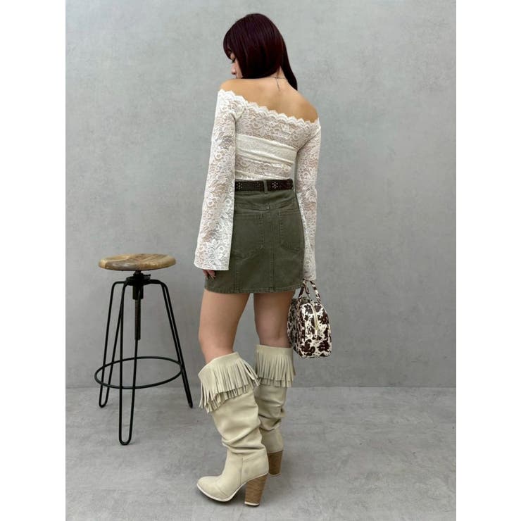 スカラップオフショルレーストップス | EVRIS | 詳細画像21 