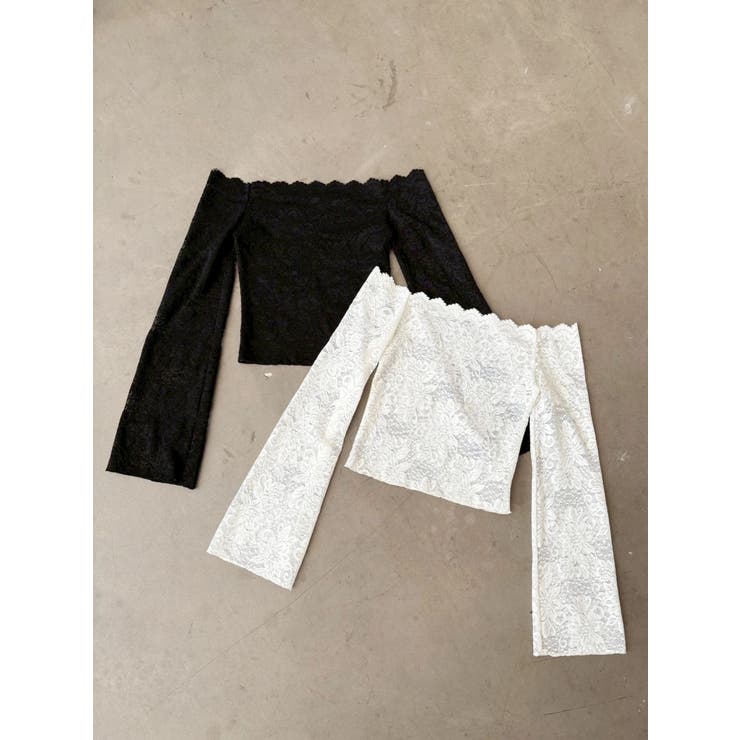 スカラップオフショルレーストップス | EVRIS | 詳細画像24 