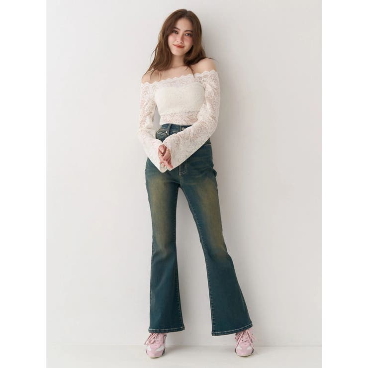 スカラップオフショルレーストップス | EVRIS | 詳細画像6 