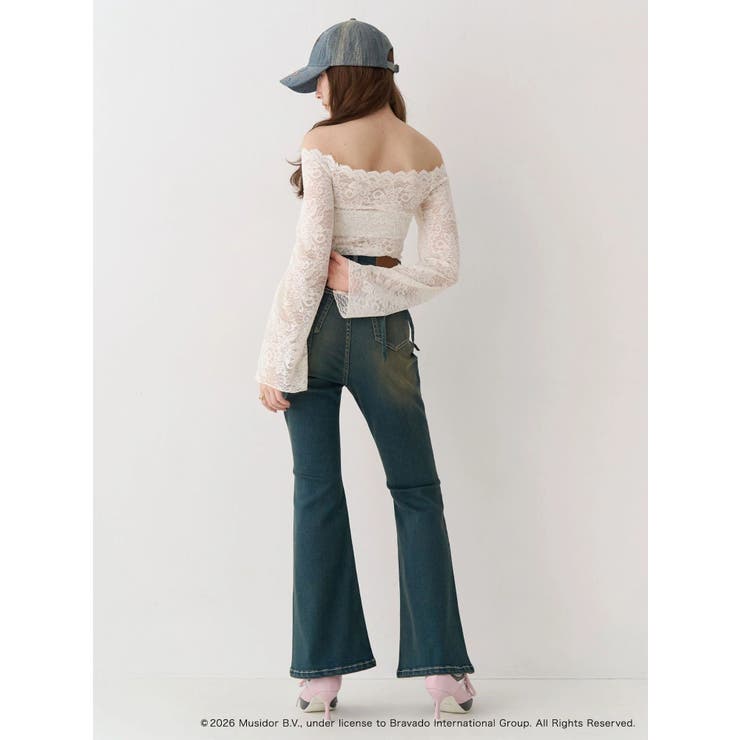 スカラップオフショルレーストップス | EVRIS | 詳細画像9 