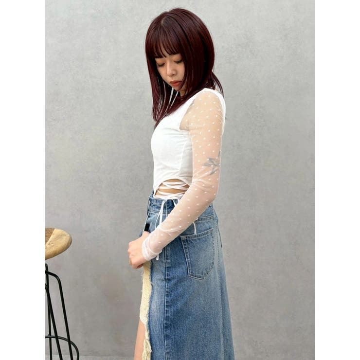 レースアップボディースーツ | EVRIS | 詳細画像21 