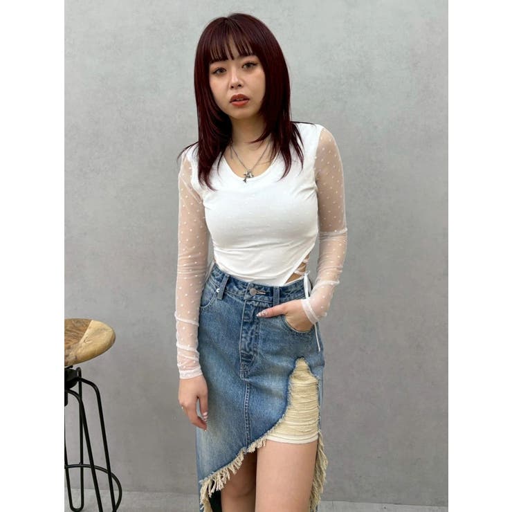 レースアップボディースーツ | EVRIS | 詳細画像22 