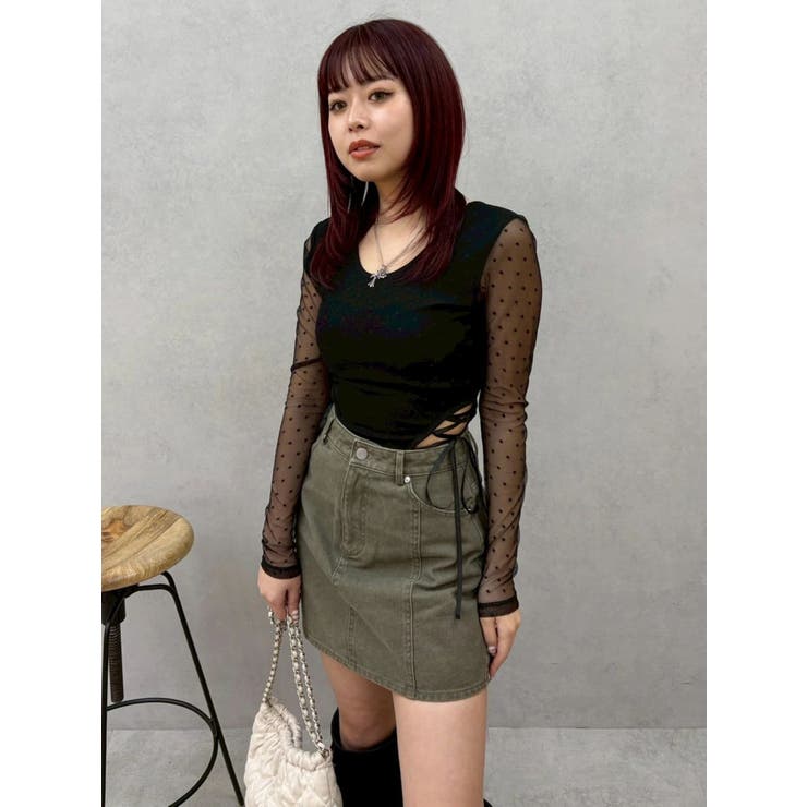 レースアップボディースーツ | EVRIS | 詳細画像28 