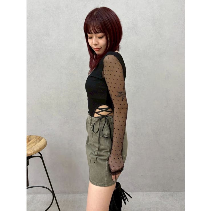 レースアップボディースーツ | EVRIS | 詳細画像29 