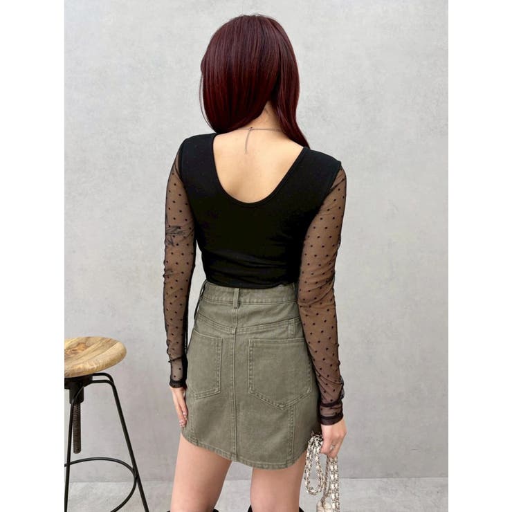 レースアップボディースーツ | EVRIS | 詳細画像30 