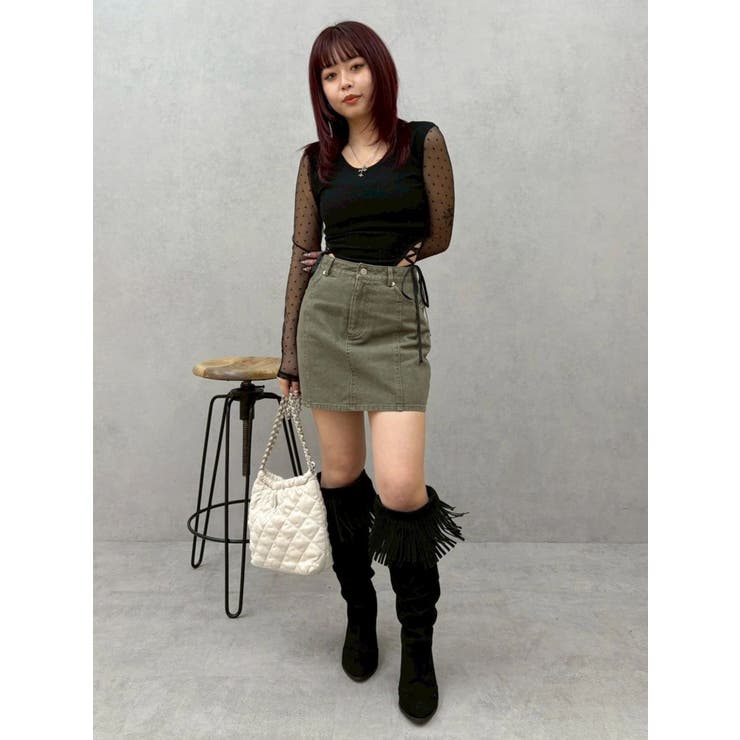 レースアップボディースーツ | EVRIS | 詳細画像33 