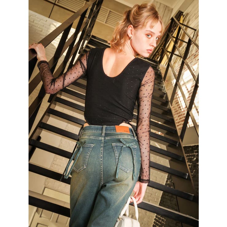 レースアップボディースーツ | EVRIS | 詳細画像42 