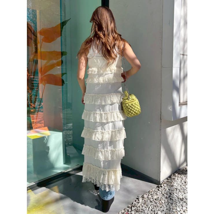 レースフリルロングジレ | EVRIS | 詳細画像17 