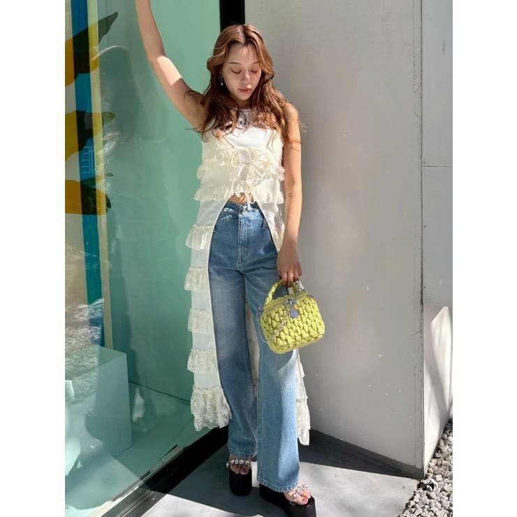 レースフリルロングジレ | EVRIS | 詳細画像19 