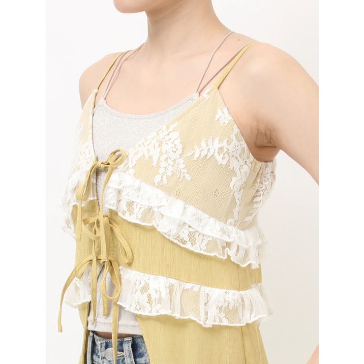 レースフリルロングジレ | EVRIS | 詳細画像24 