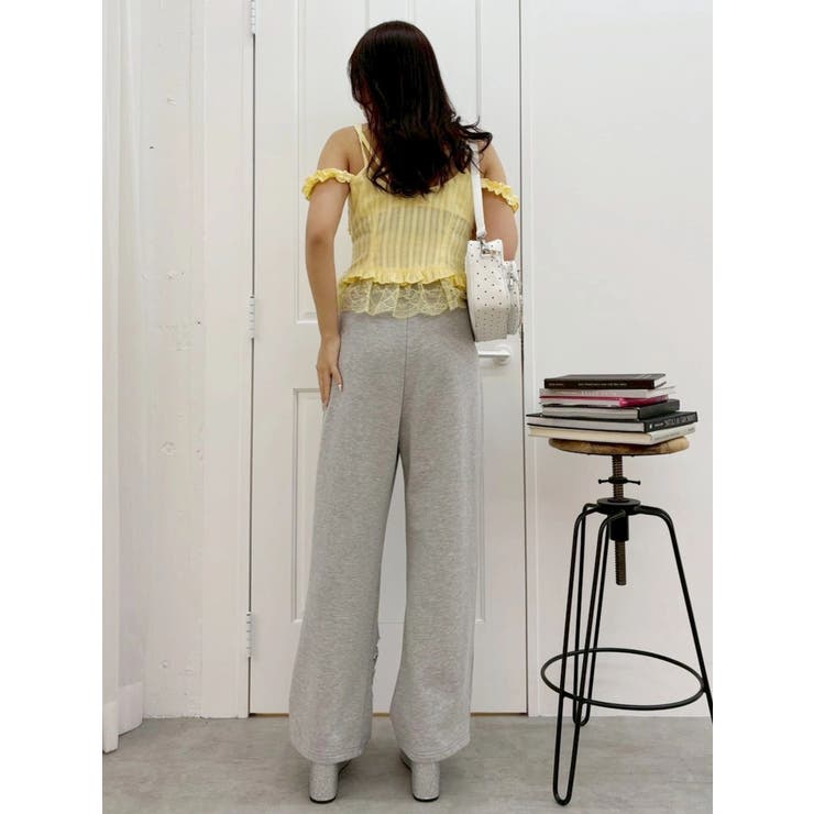 グラフィックデザインワイドパンツ | EVRIS | 詳細画像12 