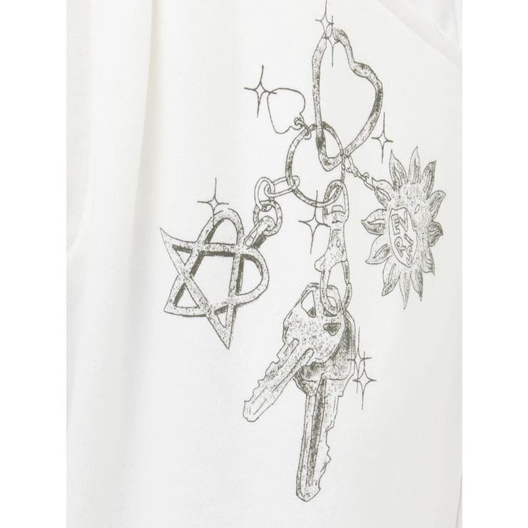 グラフィックデザインワイドパンツ | EVRIS | 詳細画像38 