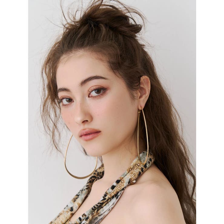 BIG WIDE HOOP ピアス | EVRIS | 詳細画像3 