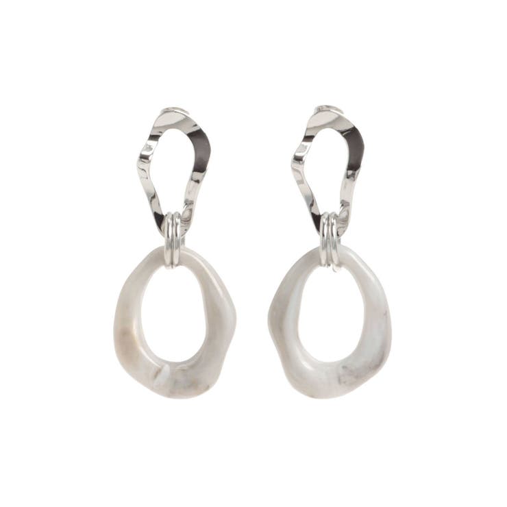 グレー | COLOR SHELL ピアス | EVRIS