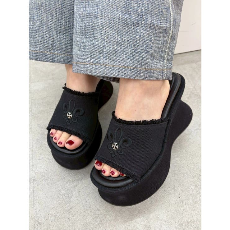 【厚底】フリンジズタッズサンダル | EVRIS | 詳細画像14 