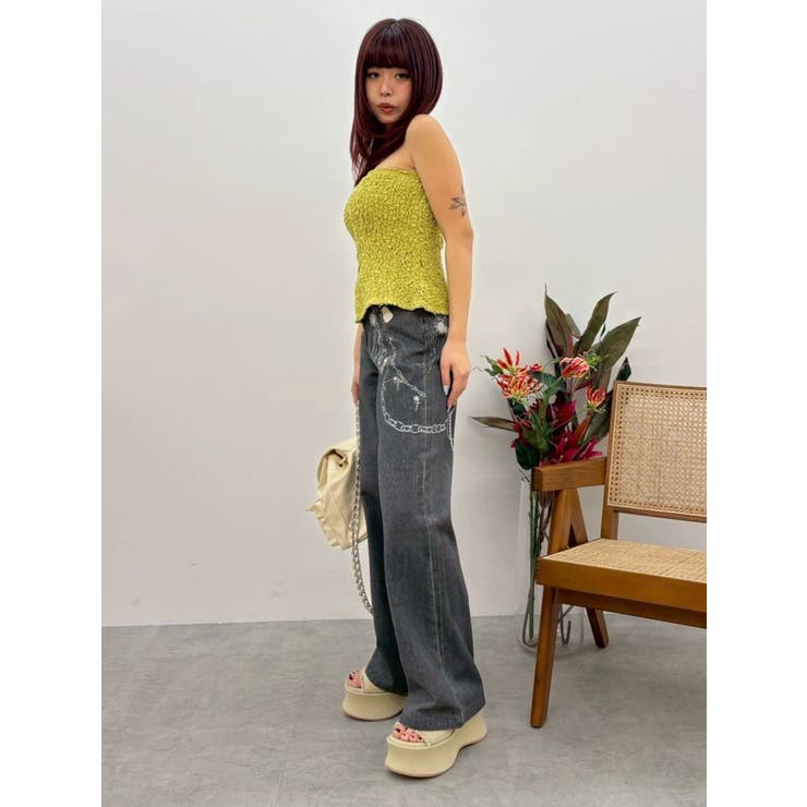 【厚底】フリンジズタッズサンダル | EVRIS | 詳細画像18 