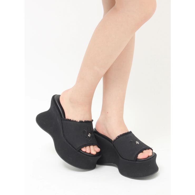 【厚底】フリンジズタッズサンダル | EVRIS | 詳細画像25 