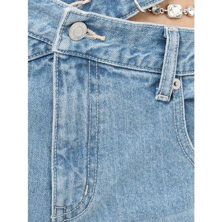 ビジューワイドデニムパンツ | EVRIS | 詳細画像42 