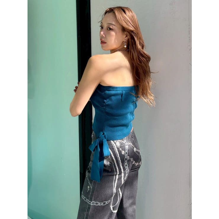 フェイクグラフィックワイドパンツ | EVRIS | 詳細画像30 